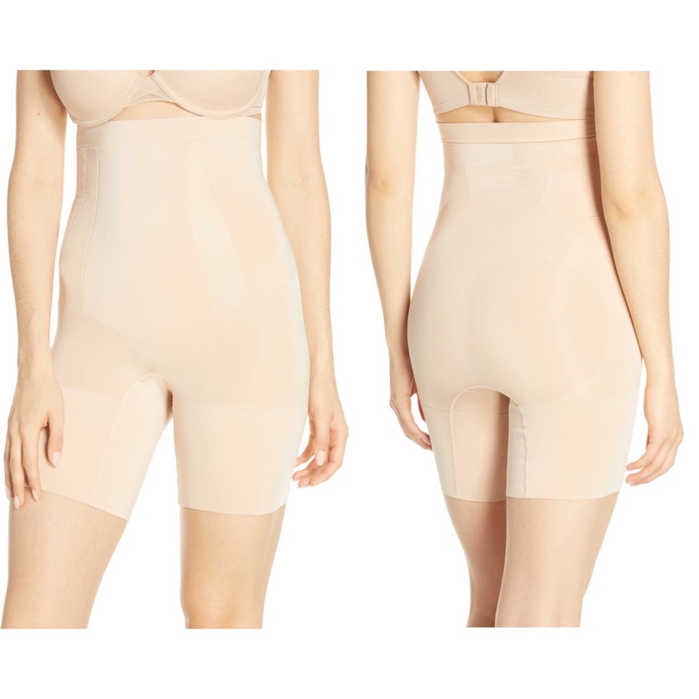 SPANX®OnCore High Waist Mid-Thigh Shorts